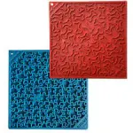 Sodapup Sodapup Lick mat, made from durable material Puzzle L, Pink