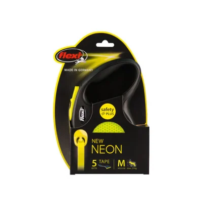 Flexi New Classic Neon Lint 5m, M, Koerland