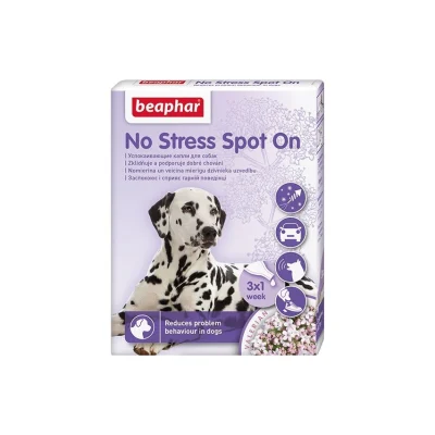 Beaphar No Stress Spot Dog stressi ja rahutusevastased pipetid, 3tk, Koerland