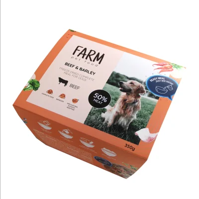 Farm Pet Food Maitsev külmkuivatatud täistoit koertele, 350g, Veiseliha ja oder, Koerland