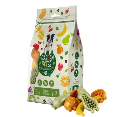 null Garden Bites Fruity friends, puuviljased närimispulgad, Koerland