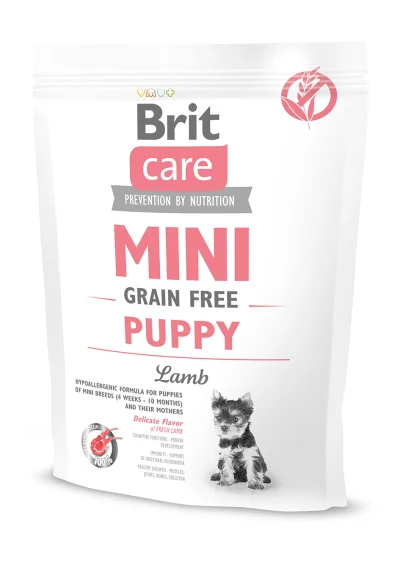 Brit Care Mini Puppy Lamb teraviljavaba koeratoit, 400g, Koerland