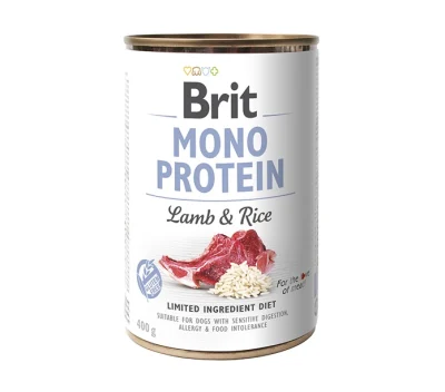 Brit Care Ühe proteiiniga konserv 400g, Lammas ja riis, Koerland