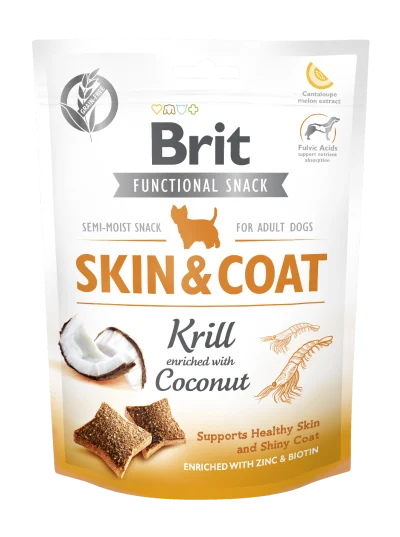 Brit Care Funktsionaalne närimismaius koertele 150g, Skin&Coat, Koerland