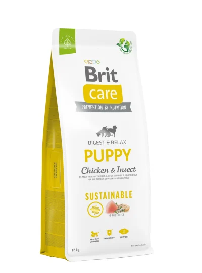 Brit Care Sustainable Puppy Chicken&Insect koeratoit, 12kg, Koerland