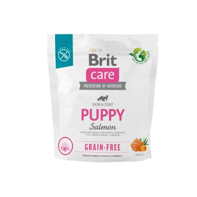 Brit Care Grain-Free Puppy Salmon koeratoit, 1kg, Koerland