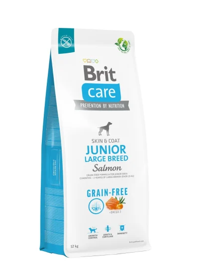 Brit Care Grain-Free Junior Large Breed Salmon koeratoit, 12kg, Koerland