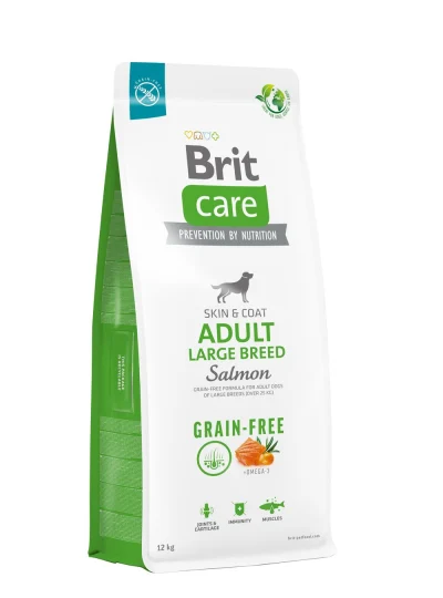 Brit Care Grain-Free Adult Large Breed Salmon koeratoit, 12kg, Koerland