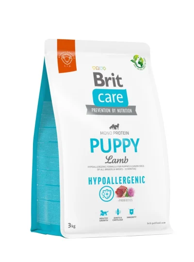 Brit Care Hypoallergenic Puppy Lamb koeratoit, 3kg, Koerland