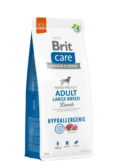 Brit Care Hypoallergenic Adult Large Breed Lamb koeratoit, 12kg, Koerland