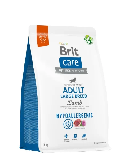 Brit Care Hypoallergenic Adult Large Breed Lamb koeratoit, 3kg, Koerland