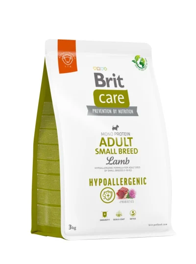 Brit Care Hypoallergenic Small Breed Lamb koeratoit, 3kg, Koerland