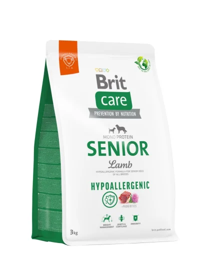 Brit Care Hypoallergenic Senior Lamb koeratoit, 3kg, Koerland