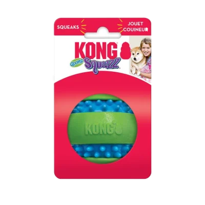 KONG Squeezz Goomz pall, mänguasi koerale, M, Koerland