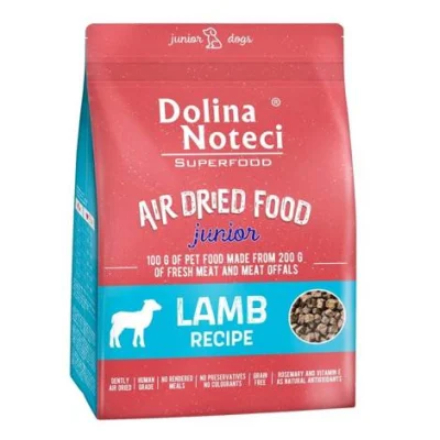 Dolina Noteci Superfood, õhu käes kuivatatud kvaliteetne koeratoit, Lammas 5kg, Koerland