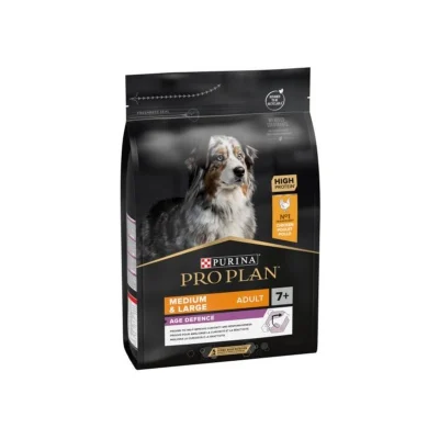 ProPlan Koera täissööt keskm/suur tõug 7+ , kanalihaga, 3kg, Koerland