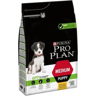 ProPlan Kutsika täissööt keskmist tõugu koertele, Kanaga, 3kg, Koerland