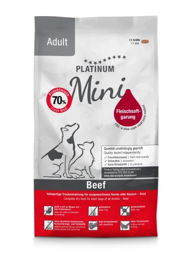 PLATINUM Mini kuivtoit, 900g, Veis, Koerland