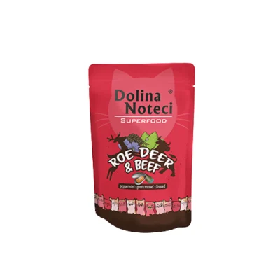 Dolina Noteci Superfood kassi märgtoit 85g, Uluki- ja loomalihaga , Koerland