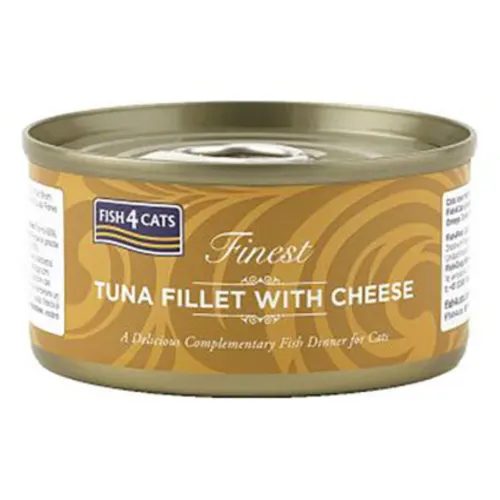 Fish4Cats Kassikonserv, Tuunikala ja juust, 70 g
