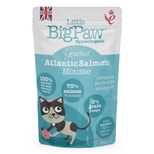Little Bigpaw Kassitoit vahuna einekotikeses 85 g - Lõhe Täiskasvanud