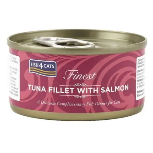 Fish4Cats Kassikonserv, Tuunikala ja lõhe, 70 g