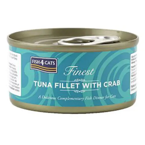 Fish4Cats Kassikonserv, Tuunikala ja krabi, 70 g