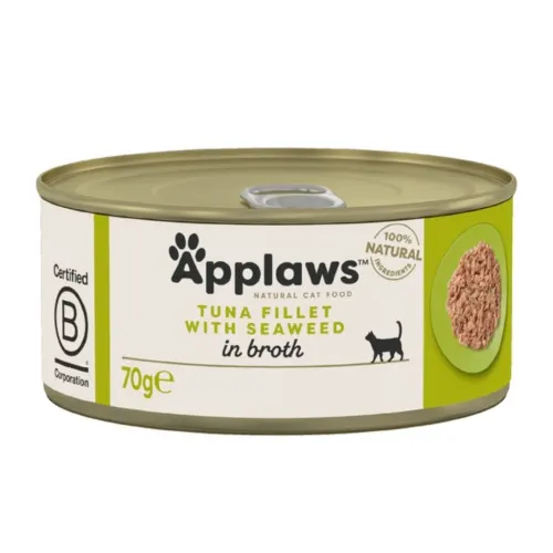 Applaws Kassikonserv 70 g, Tuunikala ja merevetikad