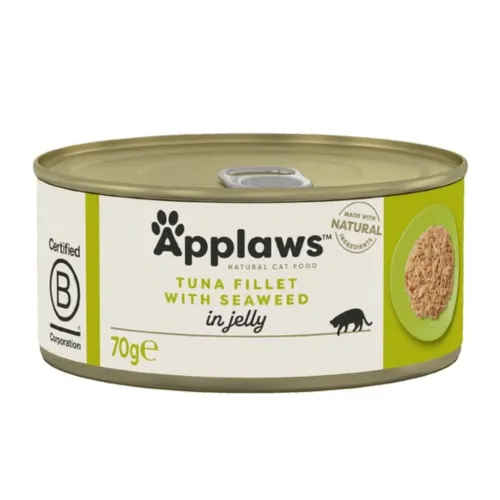 Applaws Kassikonserv 70 g, Tuunikala ja merevetikad tarretises