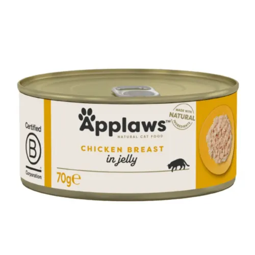 Applaws Kassikonserv 70 g, Kana tarretises