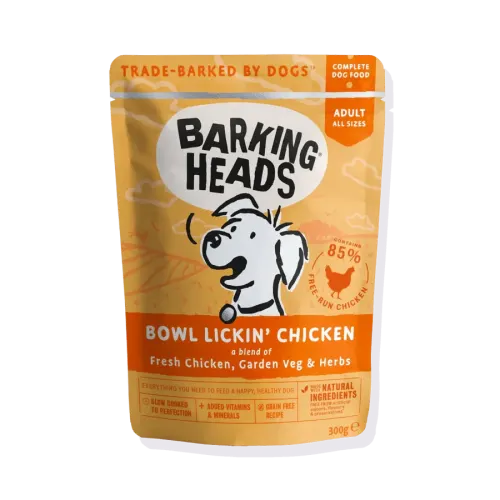 Barking Heads Einekotike koerale 300g - Bowl Licking Chicken