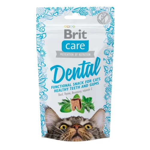 Brit Care Poolniisked funktsionaalsed kassimaiused 50 g, Hambahooldus