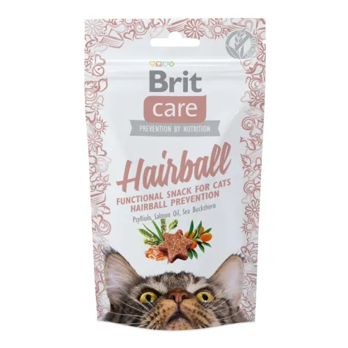 Brit Care Poolniisked funktsionaalsed kassimaiused 50 g, Karvapall