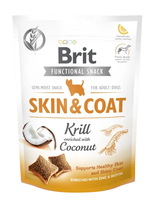 Brit Care Funktsionaalne närimismaius koertele 150g - Skin&Coat