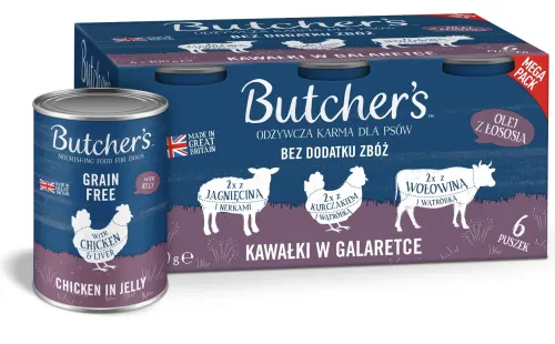 Butchers Koera konserv 400g - Original veis/lammas/kana 6tk