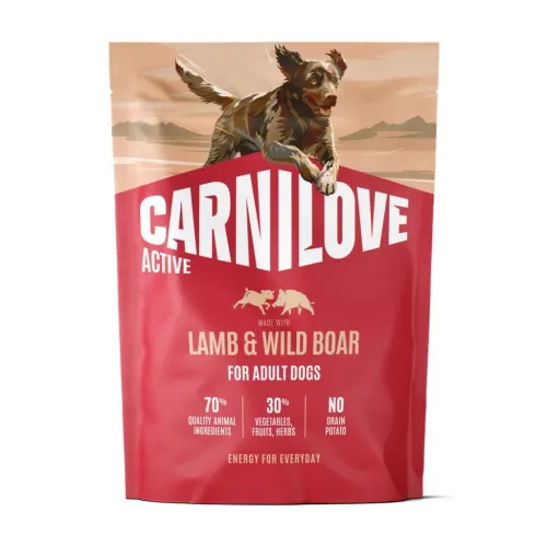 CarniLove Active Lamb & Wild Boar Adult koeratoit 1,5kg