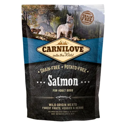 CarniLove Fresh Täisväärtuslik kuivtoit, mis pakub tasakaalustatud toitumist - 1,5kg Lõhe