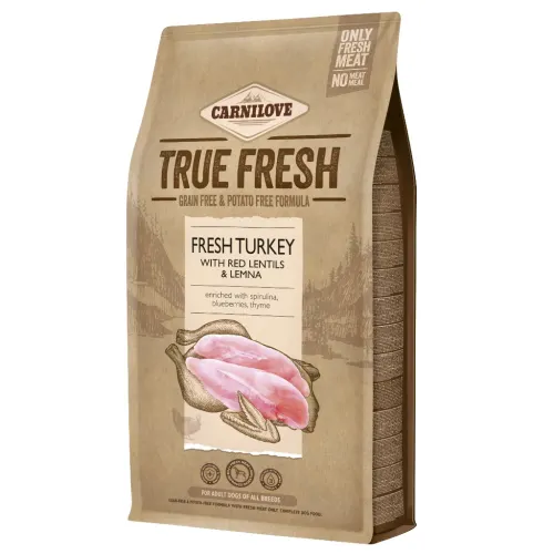 CarniLove True Fresh - Kalkun, punane lääts ja lemmel 4kg