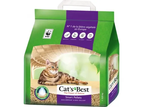 Cats Best Kassiliiv - orgaaniline, komposteeritav ning biolagunev - Smart pellets, 5l