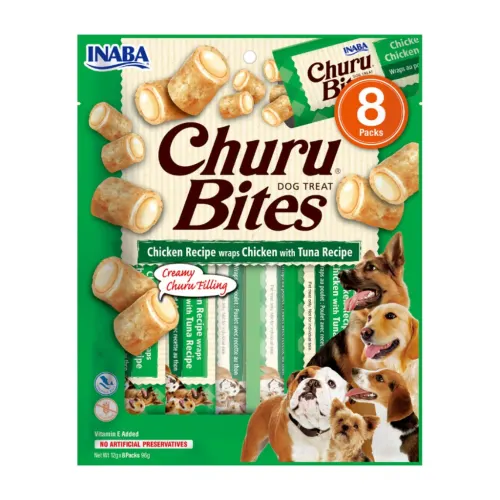 Churu Bites koeramaius kana ja tuunikalaga 8 × 12 g