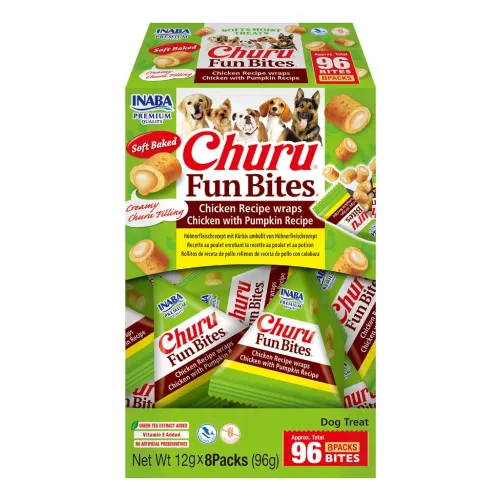Churu Fun Bites kanast maiused kana ja kõrvitsa täidisega