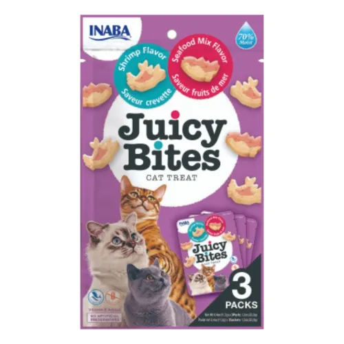 Churu Juicy Bites Shrimp Seafood maius kassile 3x11,3g