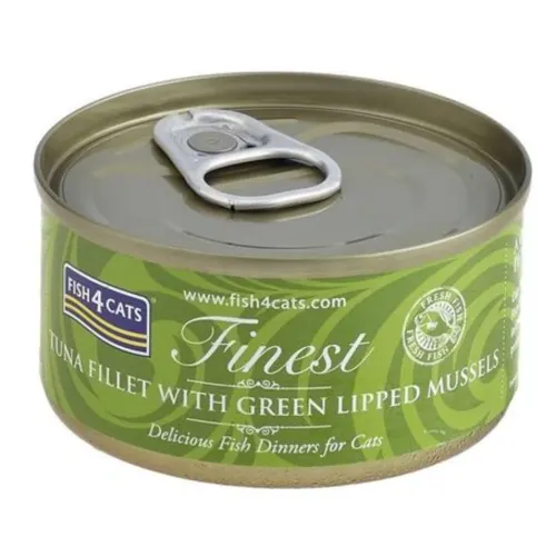Fish4Cats Kassikonserv, Tuunikala ja rannakarp, 70 g