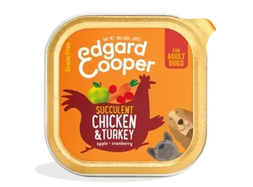 Edgard Cooper Märgtoit koerale - Kana ja kalkun 150g