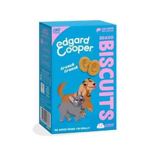 Edgard Cooper Koera maius, krõmpsuv küpsis 400g - Lõhe ja kana