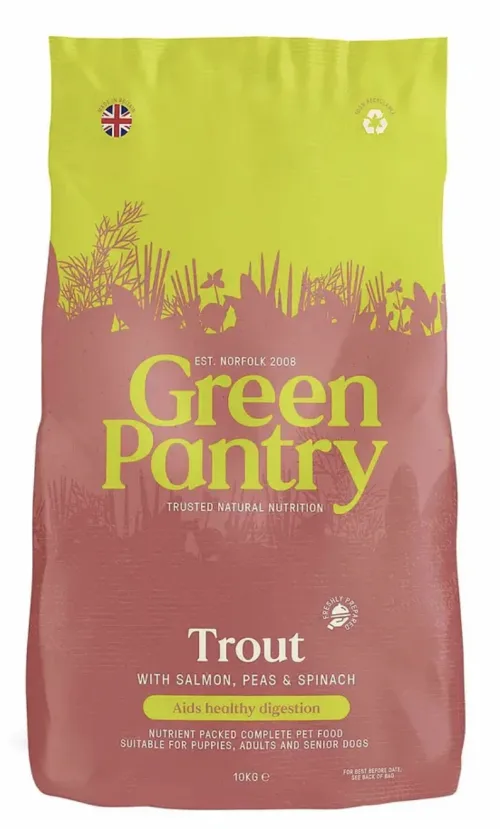 Green Pantry Holistiline täissööt igas vanuses koerale - Teraviljavaba forelli ja lõhega, 5 kg