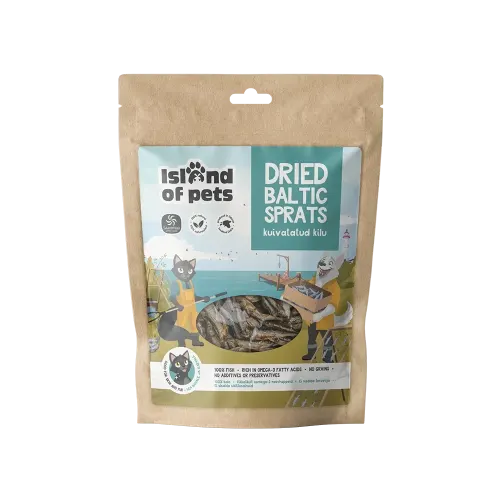 Island of Pets Kuivatatud kilu - 25g