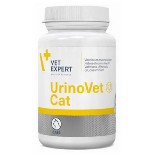 Vetexpert Urino Vet Cat Twist Off Caps, kassidele mõeldud täiendsööt kuseteede normaalse funktsiooni toetamiseks.