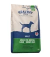 With wild grassland British Sheep meat and brown rice