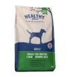 Healthy Paws - Looduslikel rohumaadel kasvanud Briti Lamba liha ja pruuni riisiga, 2 kg- With wild grassland British Sheep meat and brown rice, 2 kg